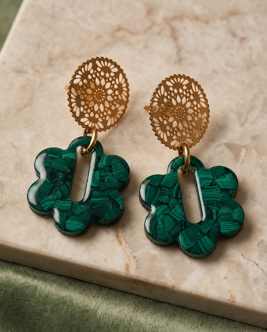 Boucles d’oreilles Dahlia