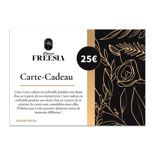 Carte-cadeau 25€ Maison Freesia