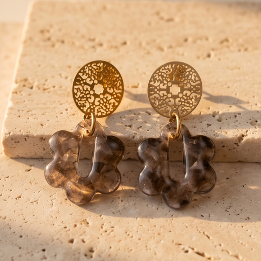 Boucles d’oreilles Dahlia