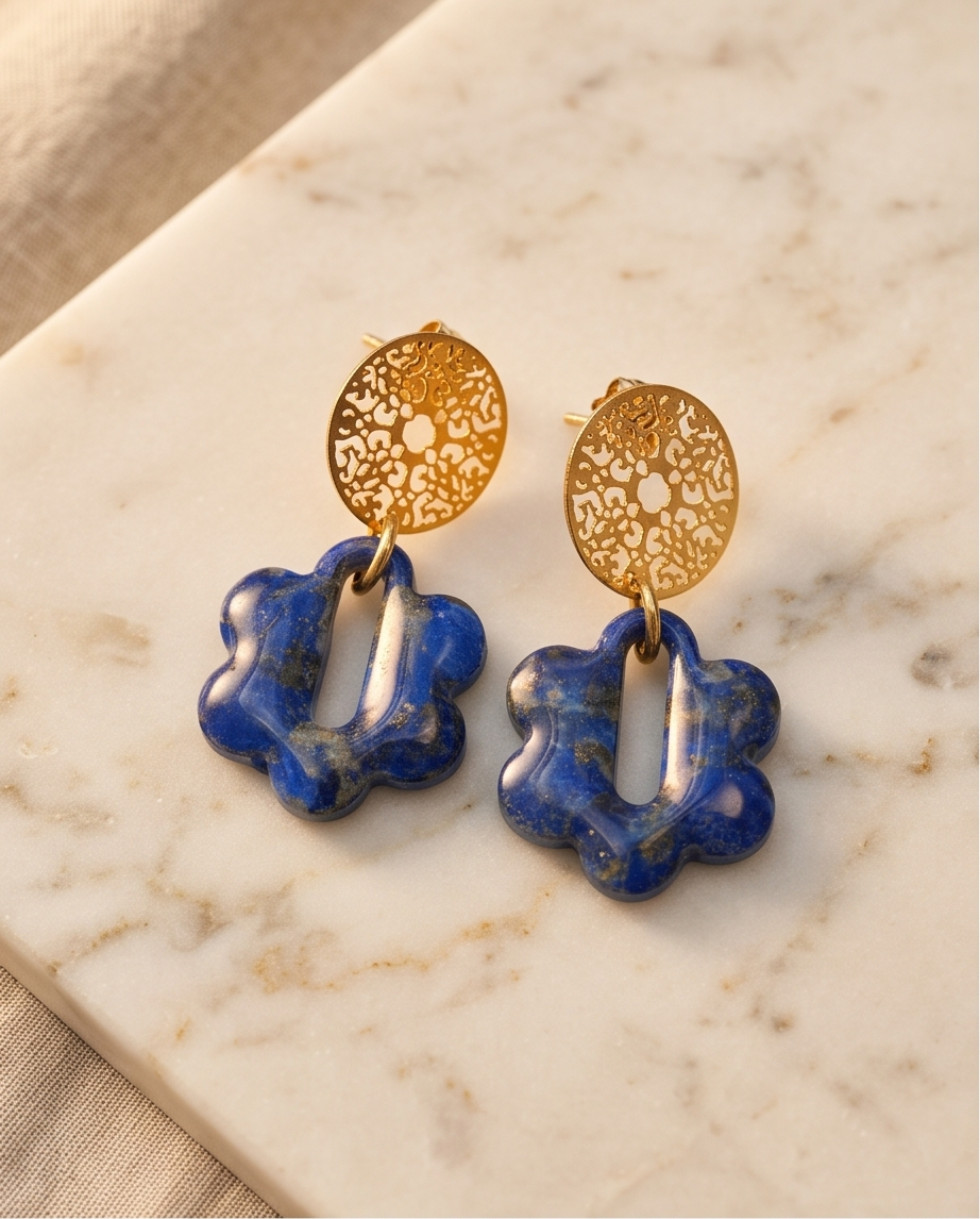 Boucles d’oreilles Dahlia