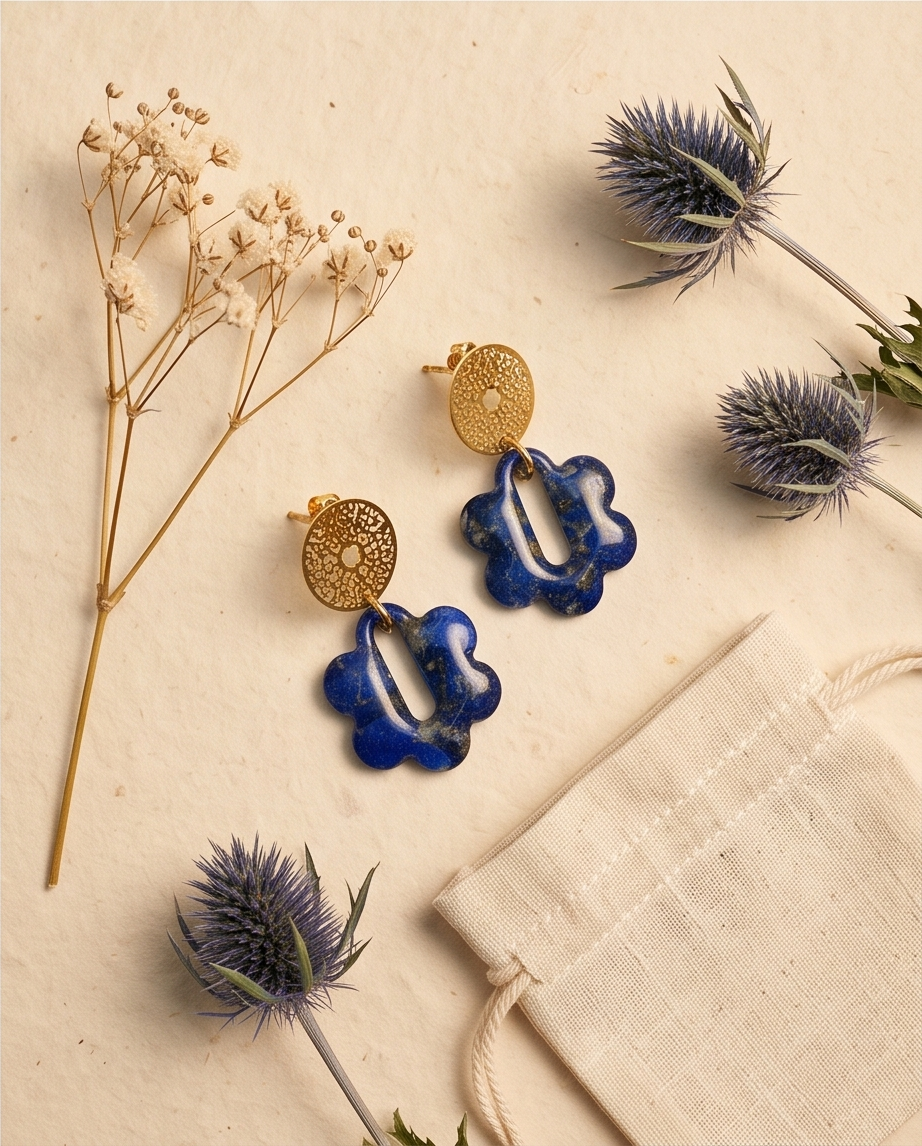 Boucles d’oreilles Dahlia