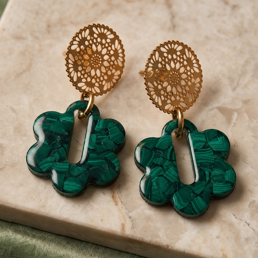 Boucles d’oreilles Dahlia
