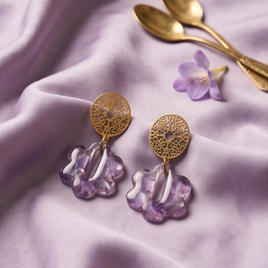 Boucles d’oreilles Dahlia