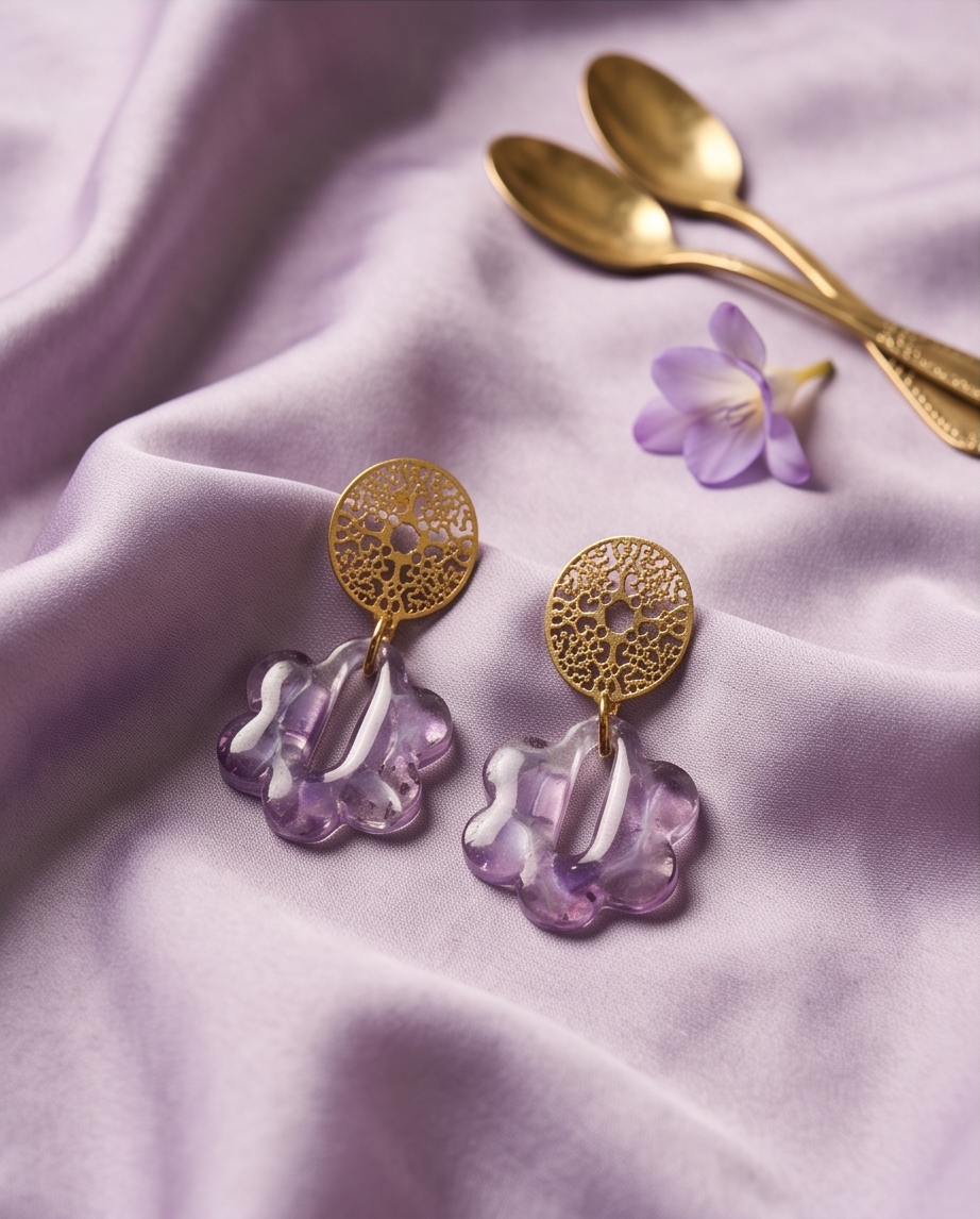 Boucles d’oreilles Dahlia