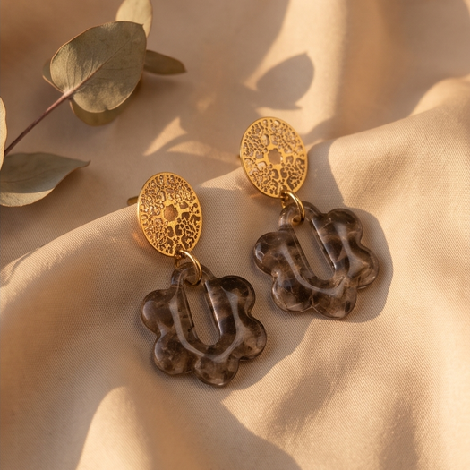Boucles d’oreilles Dahlia