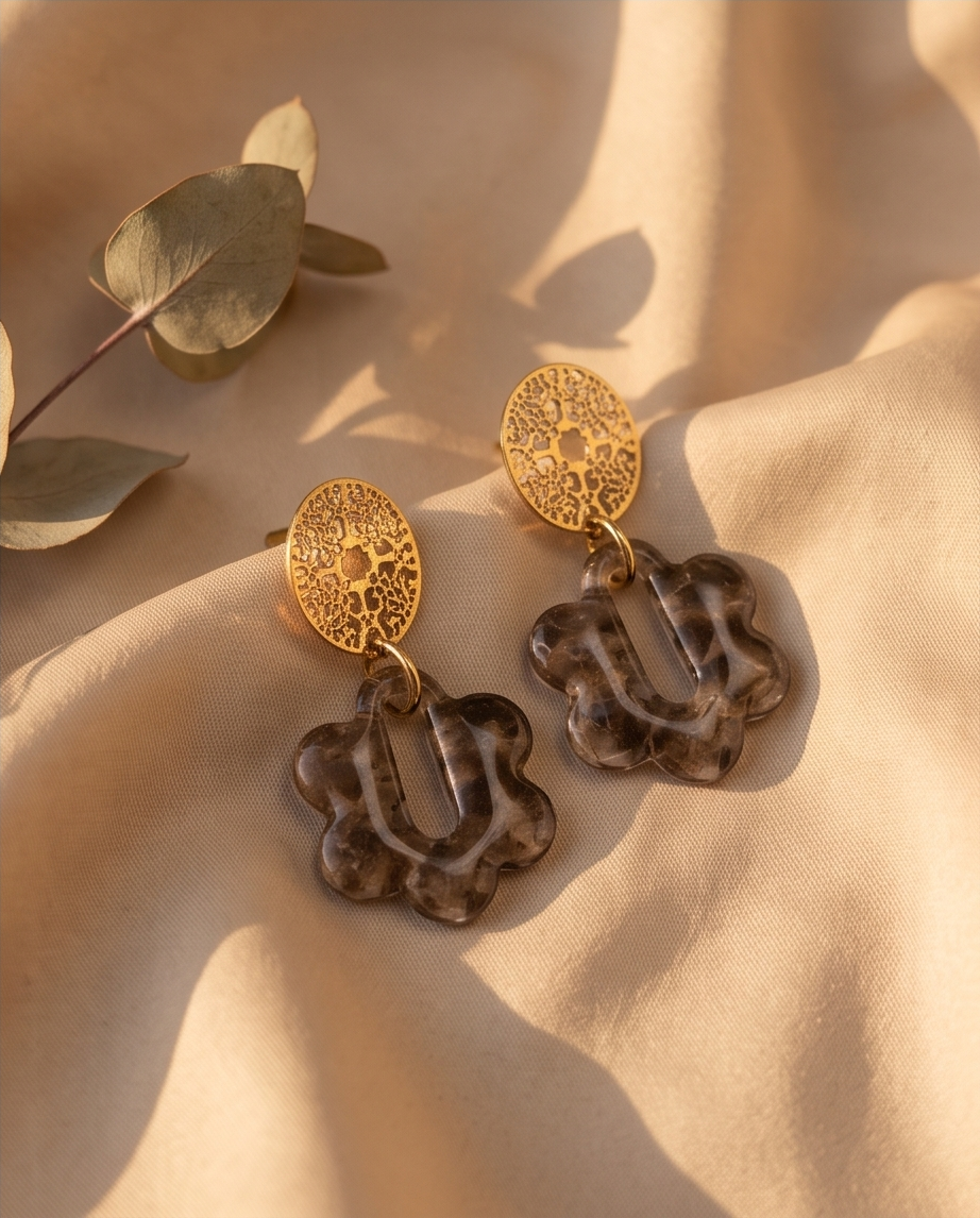 Boucles d’oreilles Dahlia