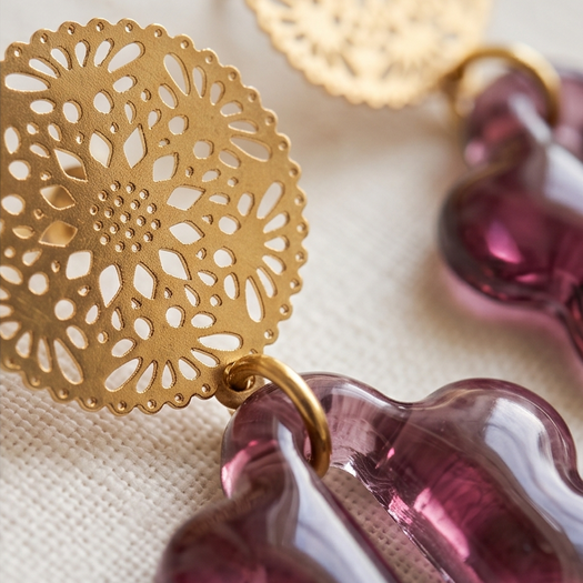 Boucles d’oreilles Dahlia