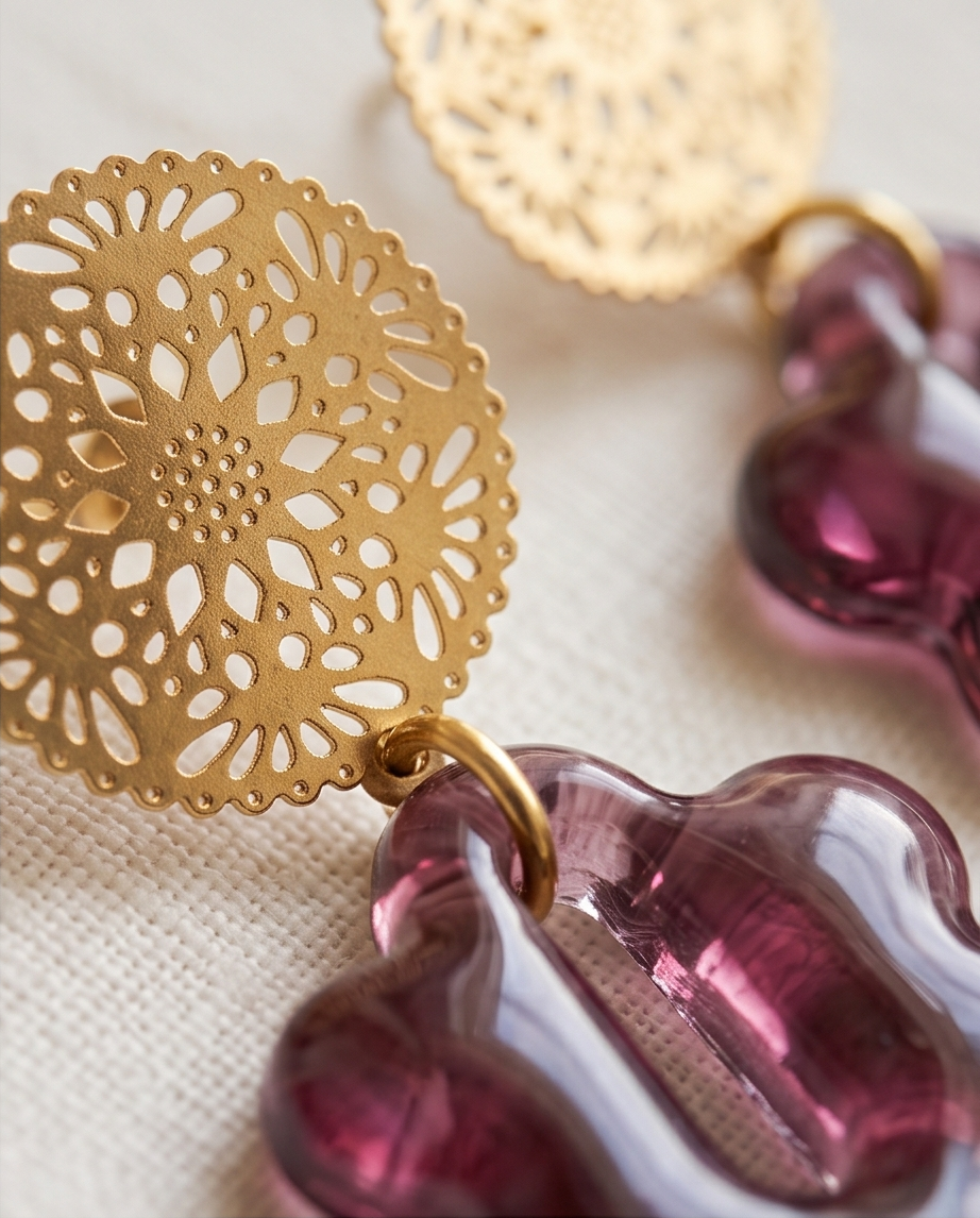 Boucles d’oreilles Dahlia