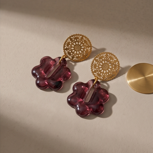 Boucles d’oreilles Dahlia