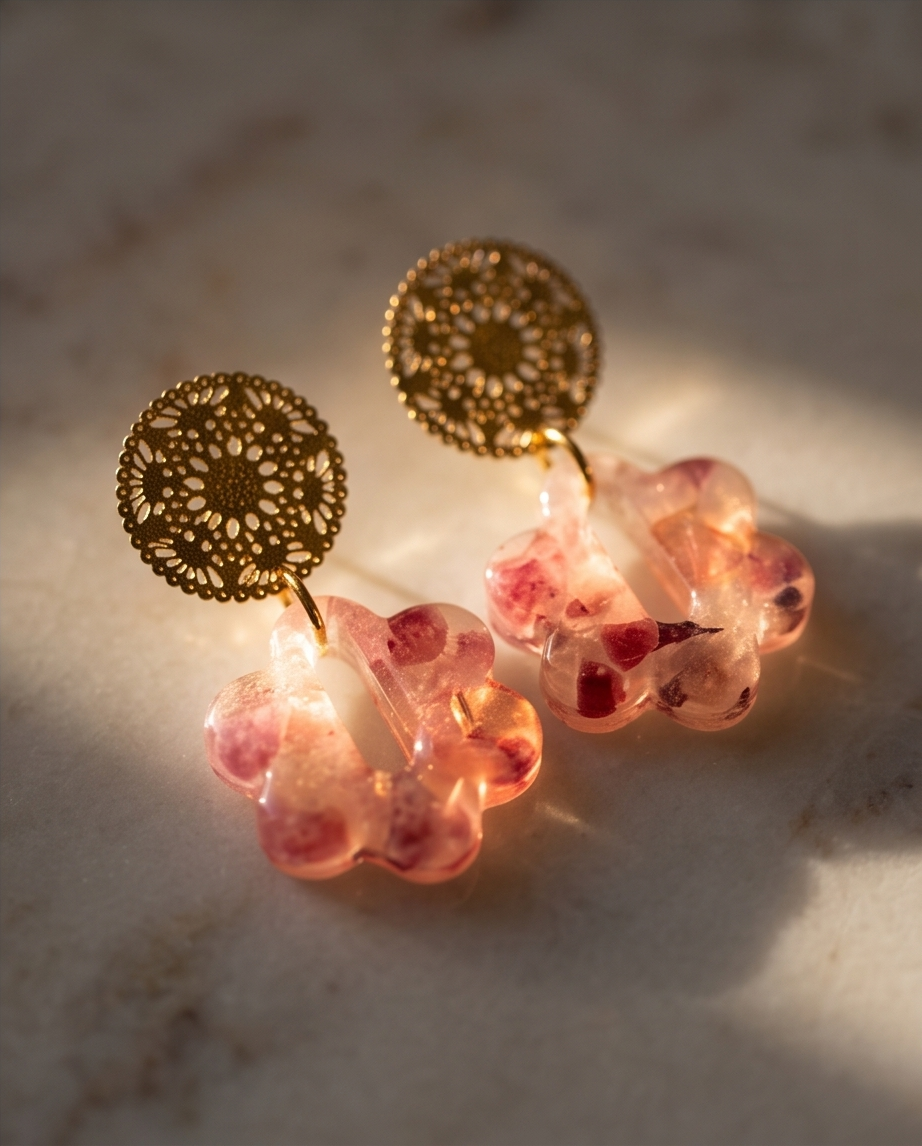 Boucles d’oreilles Dahlia