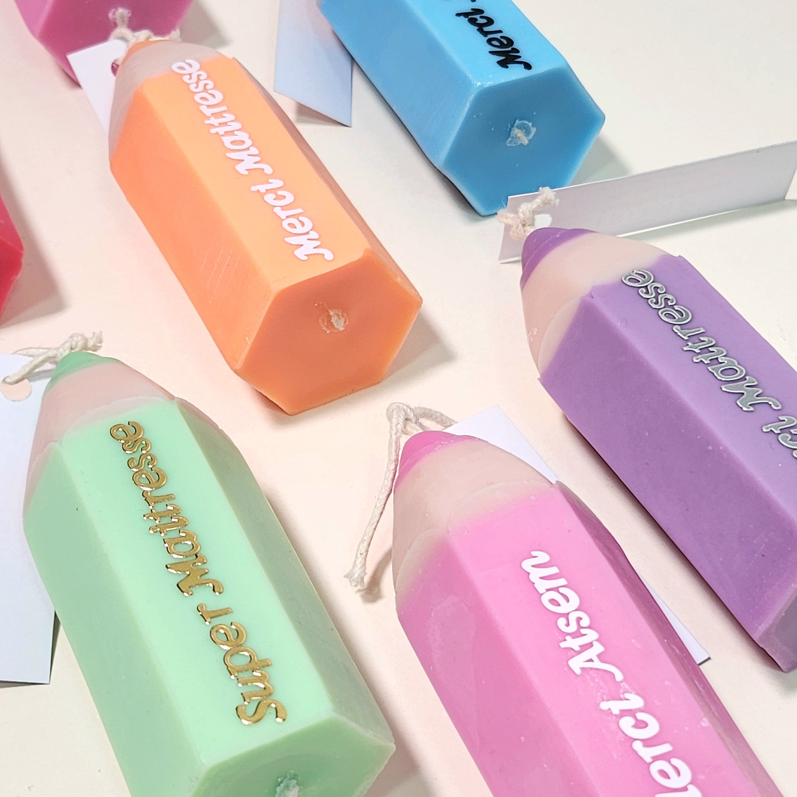 Bougie Crayon de couleur